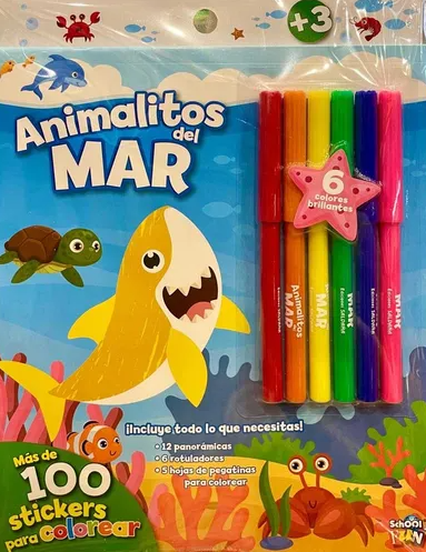 LIBRO DE PINTAR: COLOR STICKER