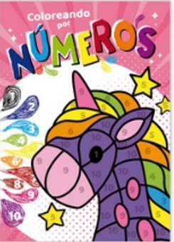 LIBRO DE PINTAR: COLOREANDO POR NÚMEROS