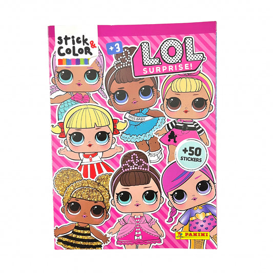 LOL Surprise! +50 Stickers Stick & Color