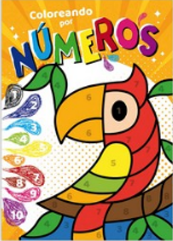 LIBRO DE PINTAR: COLOREANDO POR NÚMEROS