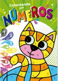 LIBRO DE PINTAR: COLOREANDO POR NÚMEROS