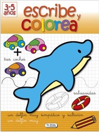 LIBRO DE PINTAR: ESCRIBE Y COLOREA