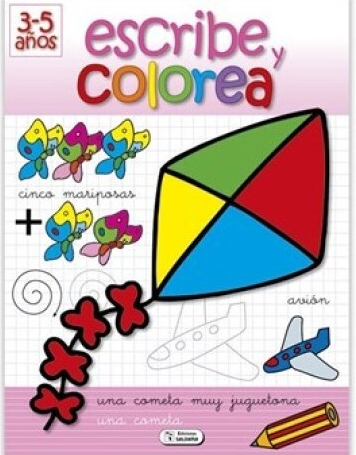 LIBRO DE PINTAR: ESCRIBE Y COLOREA