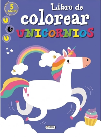 LIBRO DE PINTAR: GRAN LIBRO-COLOREAR UNICORNIOS