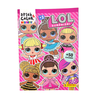 L.O.L. Surprise! +50 Stickers Stick & Color