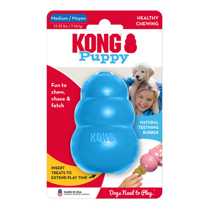 KONG Puppy Medium: Pink & Blue