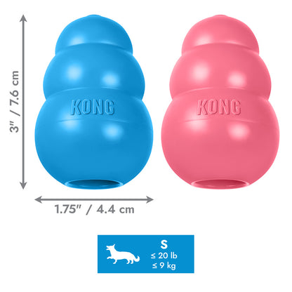 KONG Puppy Small: Pink & Blue