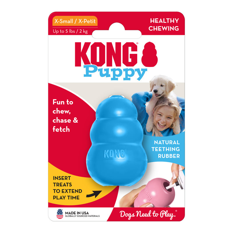 KONG Puppy Xtra Small: Pink & Blue