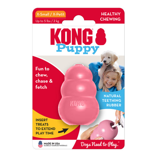 KONG Puppy Xtra Small: Pink & Blue