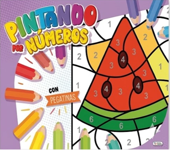LIBRO DE PINTAR: PINTANDO POR NÚMEROS