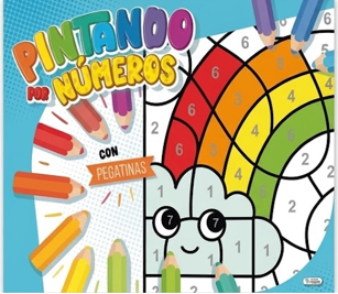 LIBRO DE PINTAR: PINTANDO POR NÚMEROS