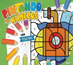 LIBRO DE PINTAR: PINTANDO POR NÚMEROS