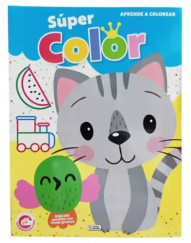 LIBRO DE PINTAR: SÚPER COLOR DIDÁCTICO