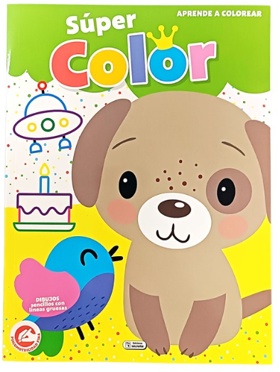 LIBRO DE PINTAR: SÚPER COLOR DIDÁCTICO