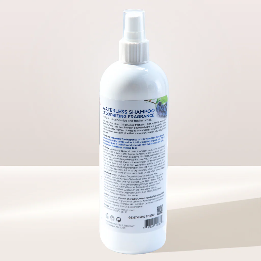 Lillian Ruff: Waterless Shampoo Blueberry