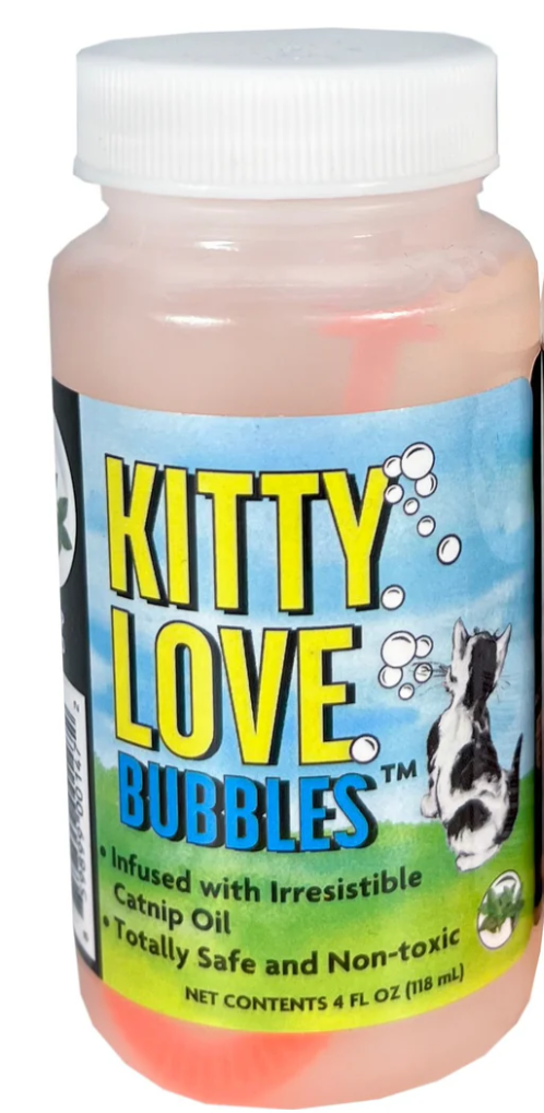 Atomic Bubbles: Kitty Love Bubbles - 12 Piezas Con Aroma a Hierba Gatera (CatNip)