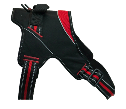 Doggy Tales: Patented Hart Harness Red